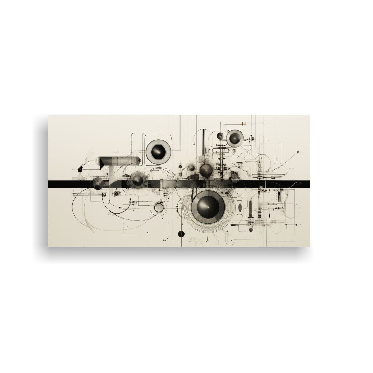 GENERICO - Pinturas En Blanco Y Negro De Alta Calidad Con 60x30 Cm