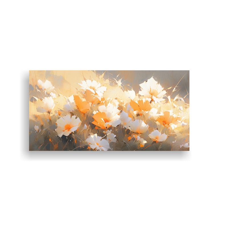 GENERICO - Pintura De Pared Expresión Única Flores 80x40 Cm