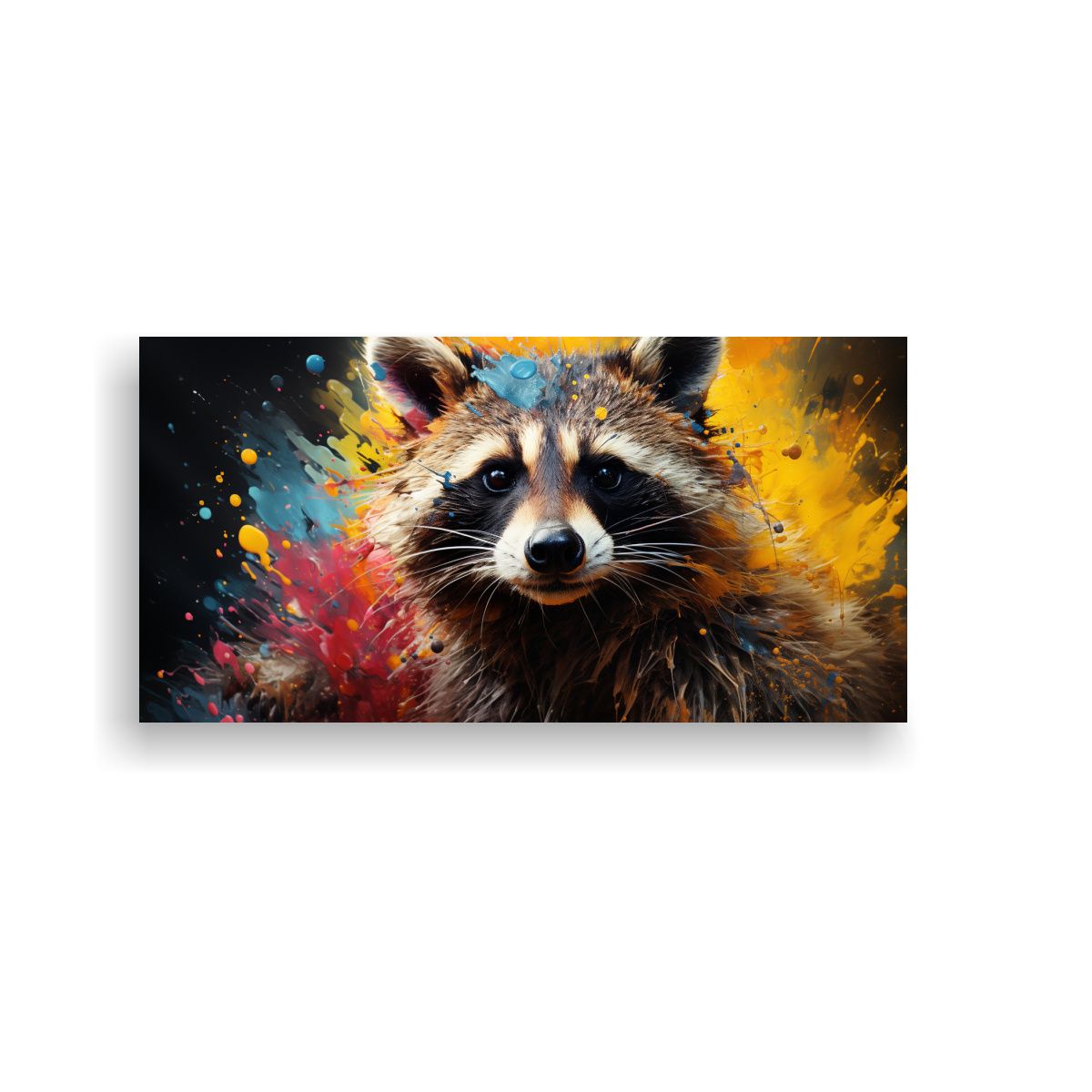 GENERICO - Pintura Al Estilo óleo De Estilo Colorido De Un 100x50 Cm