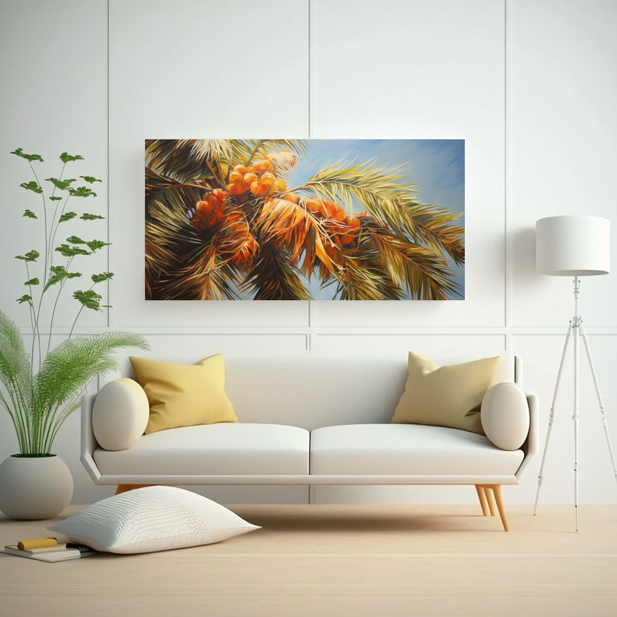 GENERICO - Pintura Abstracta En Bastidor Detalle Alto Estilo 100x50 Cm.