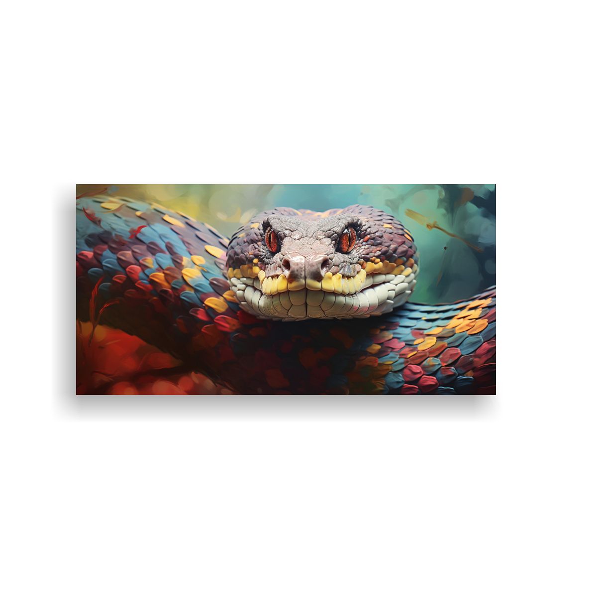 GENERICO - Obra Arte Simétrica Alta Calidad Estilo Pintura 100x50 Cm