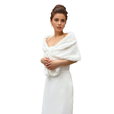 Imagen 2 del producto Tapado Estola Elegante Envolvente Estilo Peluche 6061