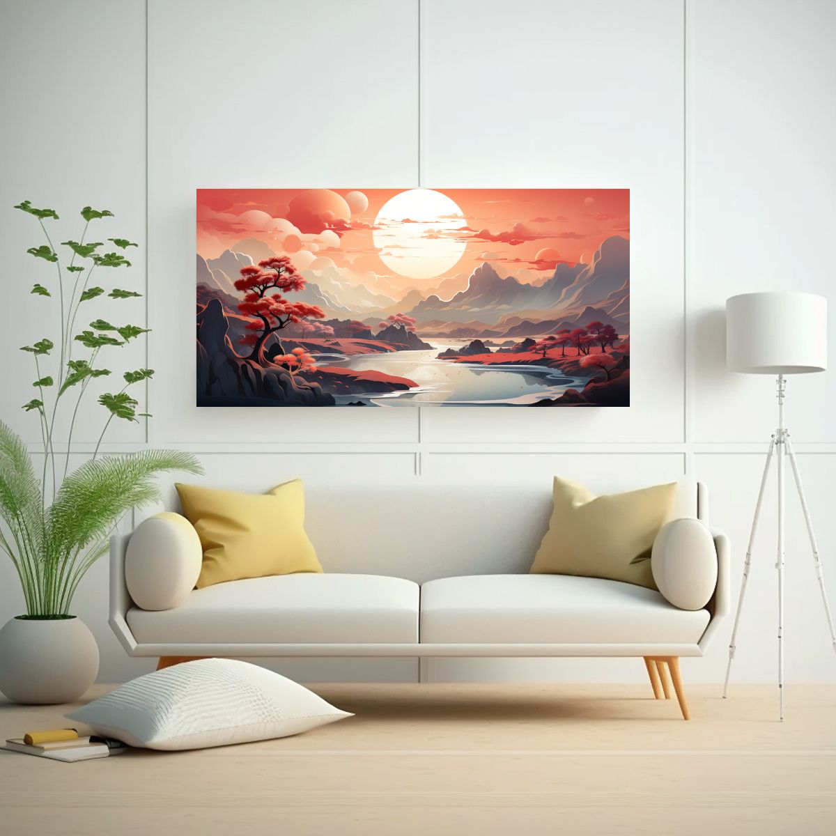 GENERICO - Pintura Inspiradora Para Cuarto Diseño De Un 80x40 Cm