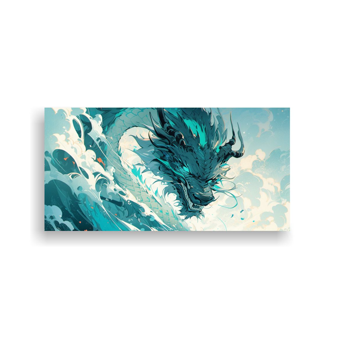 GENERICO - Pinturas Decorativas De Belleza De Un Dragón En 100x50 Cm