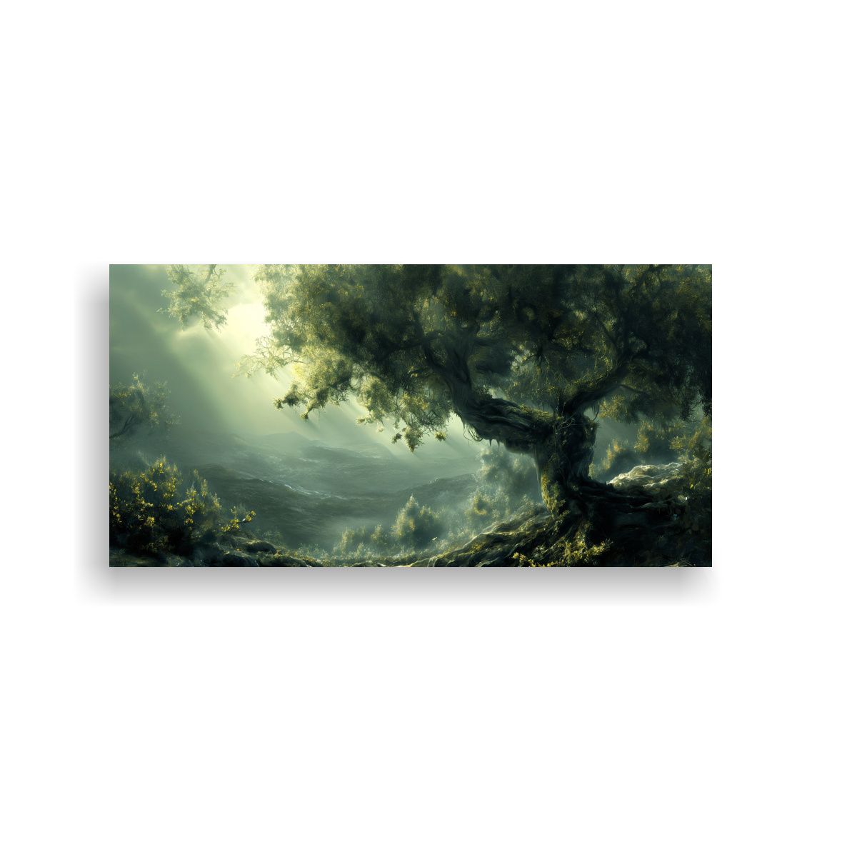 GENERICO - Cuadros De Fantasía Imaginativa Con Aceite De 60x30 Cm