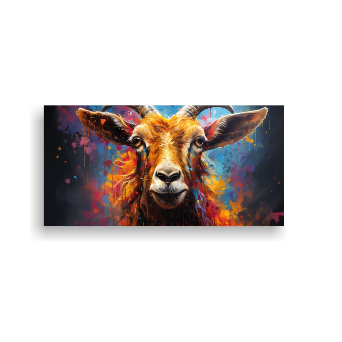 GENERICO - Cuadro Diseño Económico Estilo Pintura Al 80x40 Cm