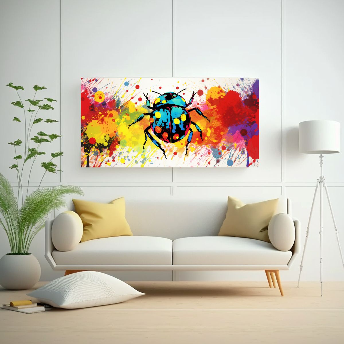 GENERICO - Cuadro Decorativo Dormitorio Hermoso Con 80x40 Cm