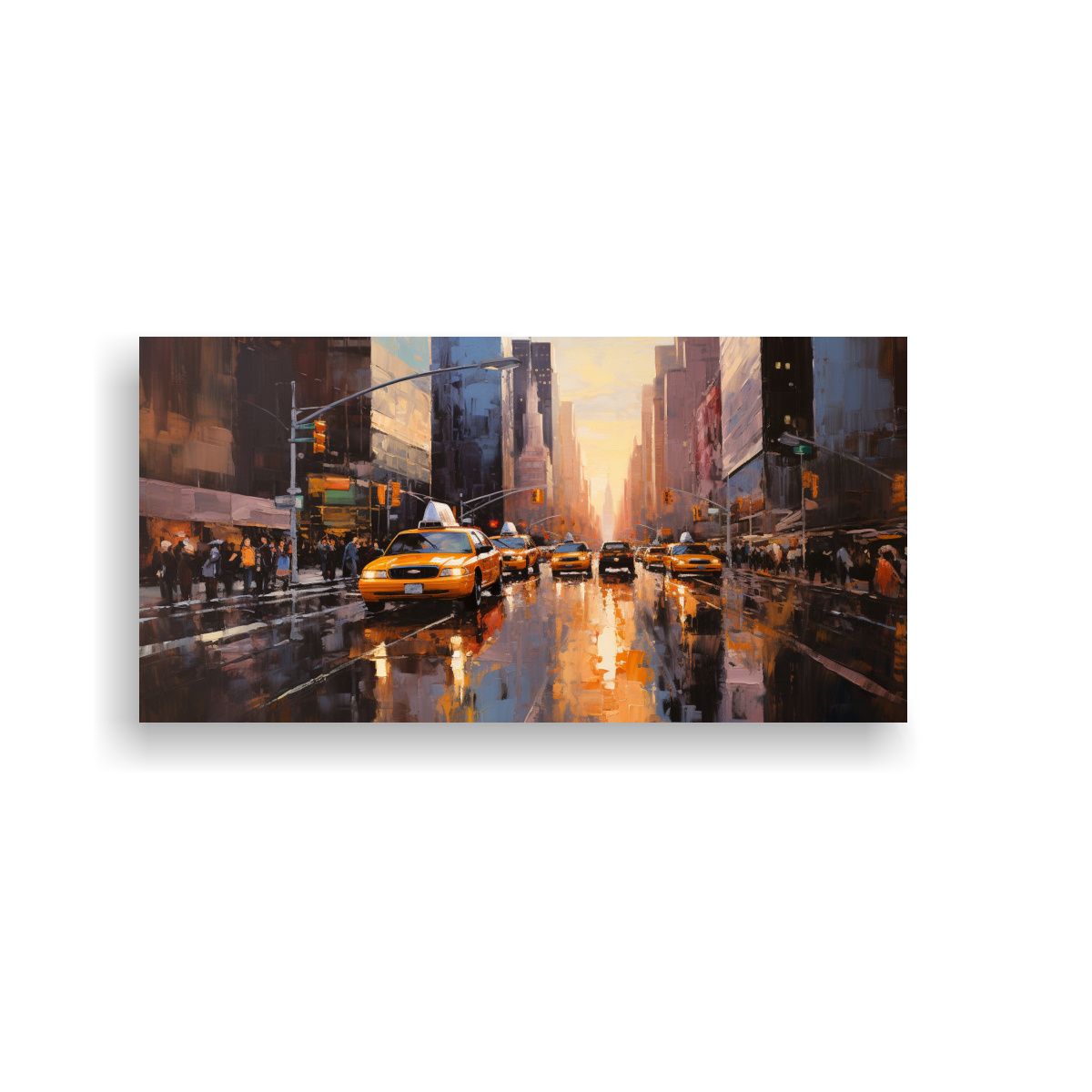 GENERICO - Pintura En Bastidor Estilo Paleta Knife De La 80x40 Cm