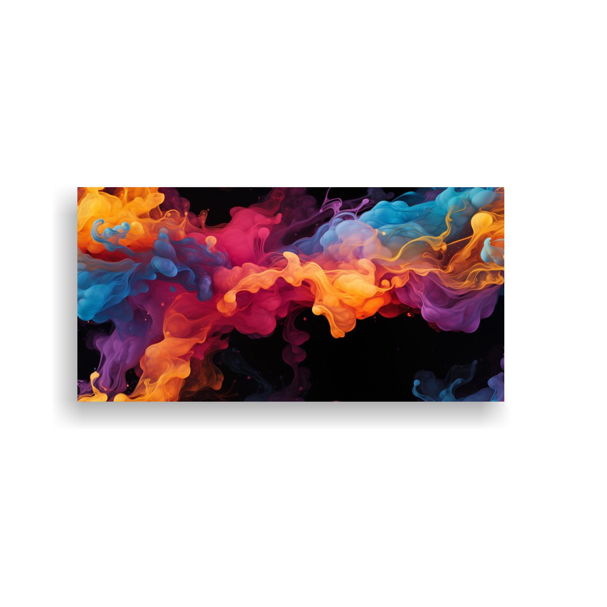 GENERICO - Pinturas Decorativas De Baño Con Colores Oscuros 80x40 Cm