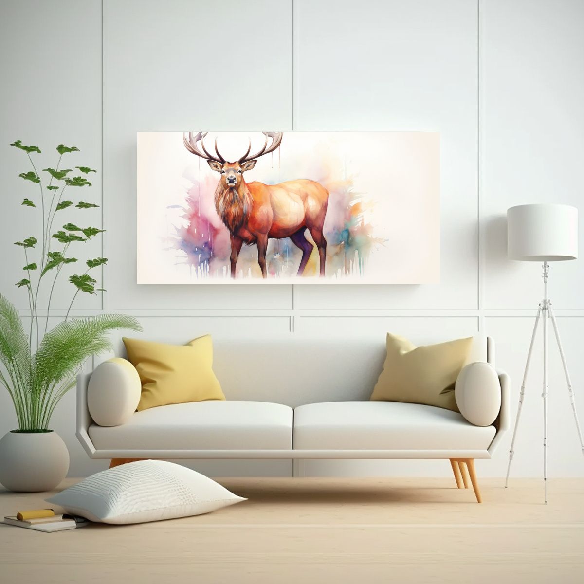 GENERICO - Pintura Resistente Al Agua Estilo Acuarela 100x50 Cm