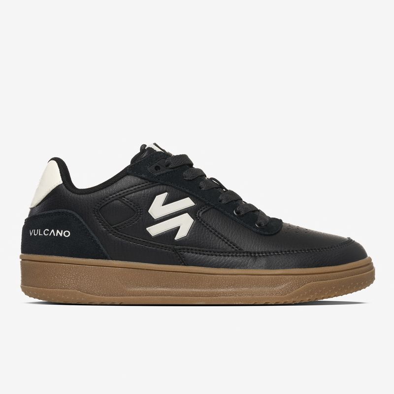 VULCANO - Zapatilla Casual Mujer Classic Negro