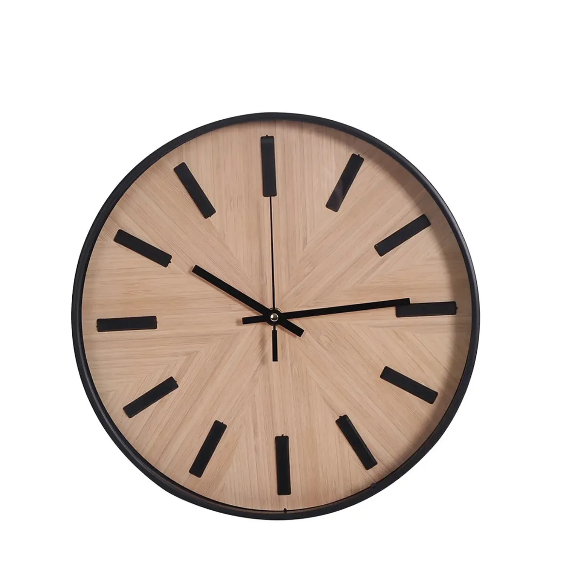 GENERICO - Reloj De Pared Redondo De Madera Decorativo  SKU TS
