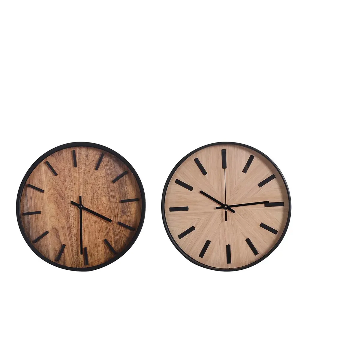 GENERICO - Reloj De Pared Redondo De Madera Decorativo  SKU TS