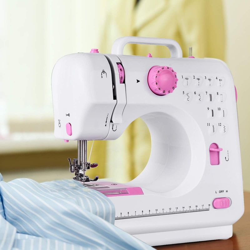 MOVI - Máquina de coser multifuncional portátil, 12 puntadas