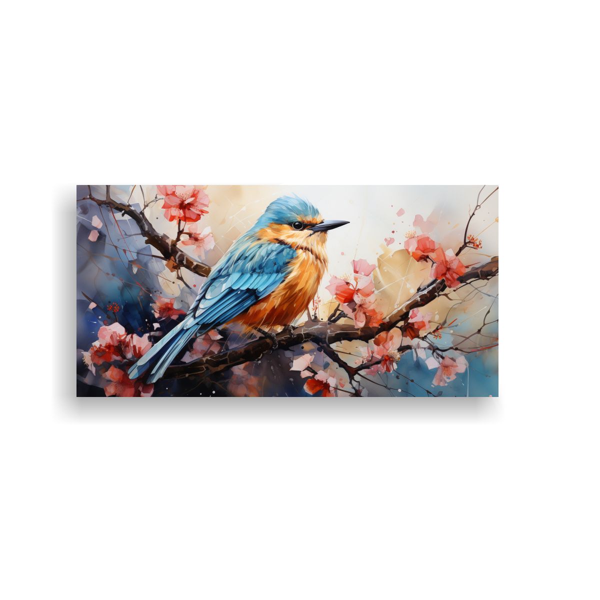 GENERICO - Cuadros Modernos De Canva Con Estilo De Acuarelas 100x50 Cm.