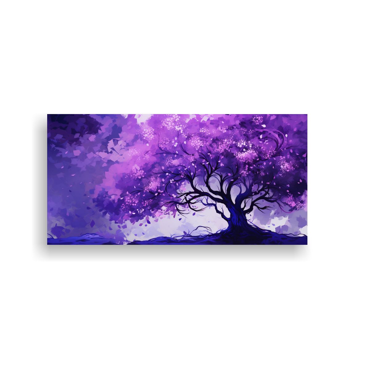 GENERICO - Pintura Decorativa De árbol De Algodón En 80x40 Cm