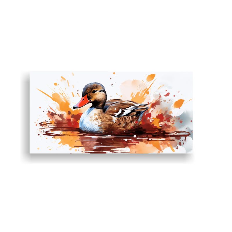 GENERICO - Pinturas De Arte Pop Neo De Patos En Colores 80x40 Cm