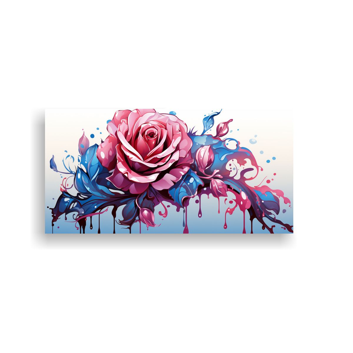 GENERICO - Pintura En Bastidor Con Composición De Lienzo De 100x50 Cm