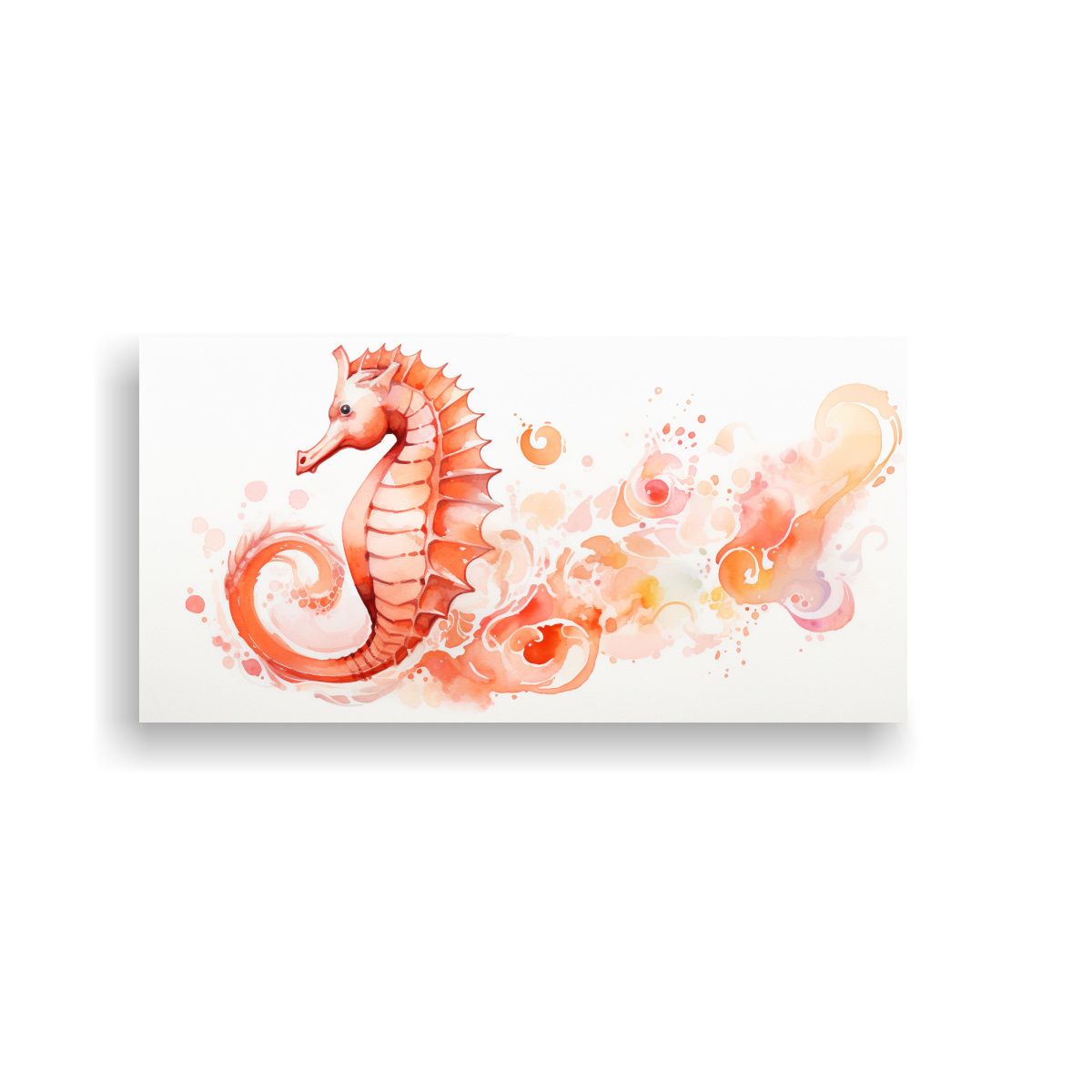 GENERICO - Cuadro De Arte Pop Neo Caballito De Mar En 60x30 Cm