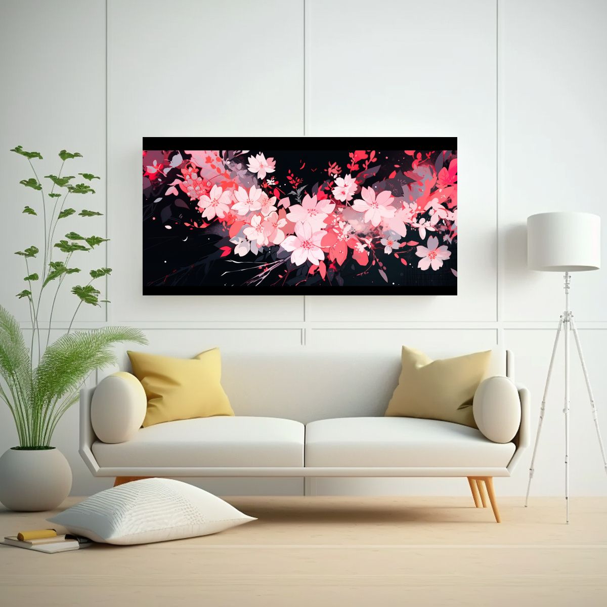 GENERICO - Pintura Decorativa Estilo Neonoir Con Atmósfera 100x50 Cm
