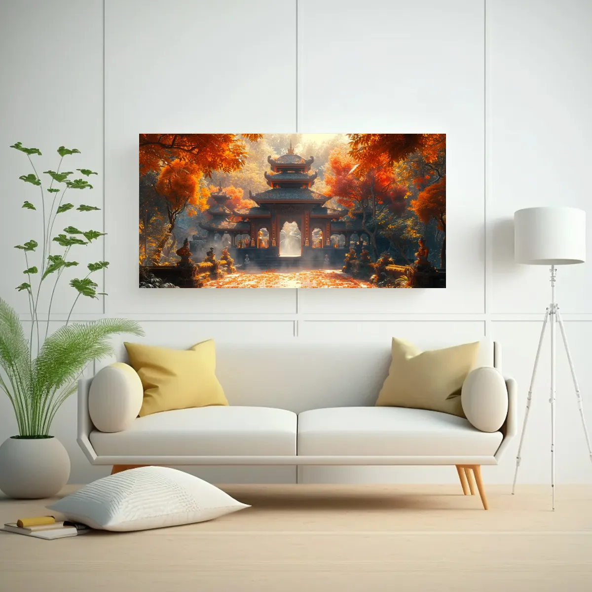 GENERICO - Cuadro Galería Impresionante Paisaje Bali 60x30 Cm