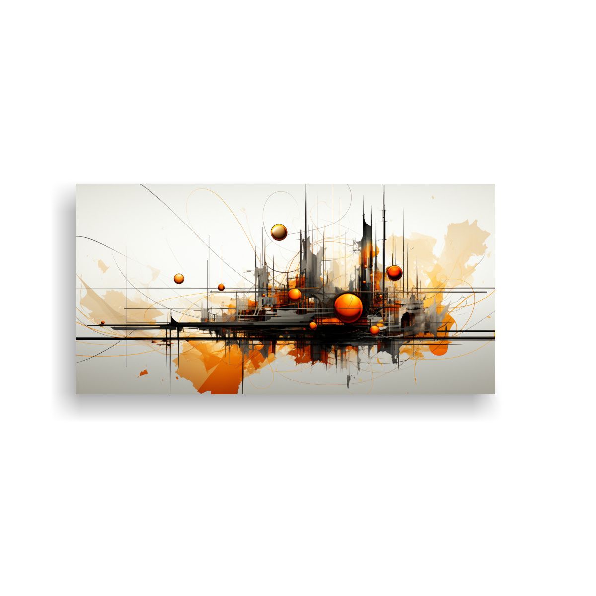 GENERICO - Lienzo Sublimado Para Comedor Estilo Berlín Por 100x50 Cm