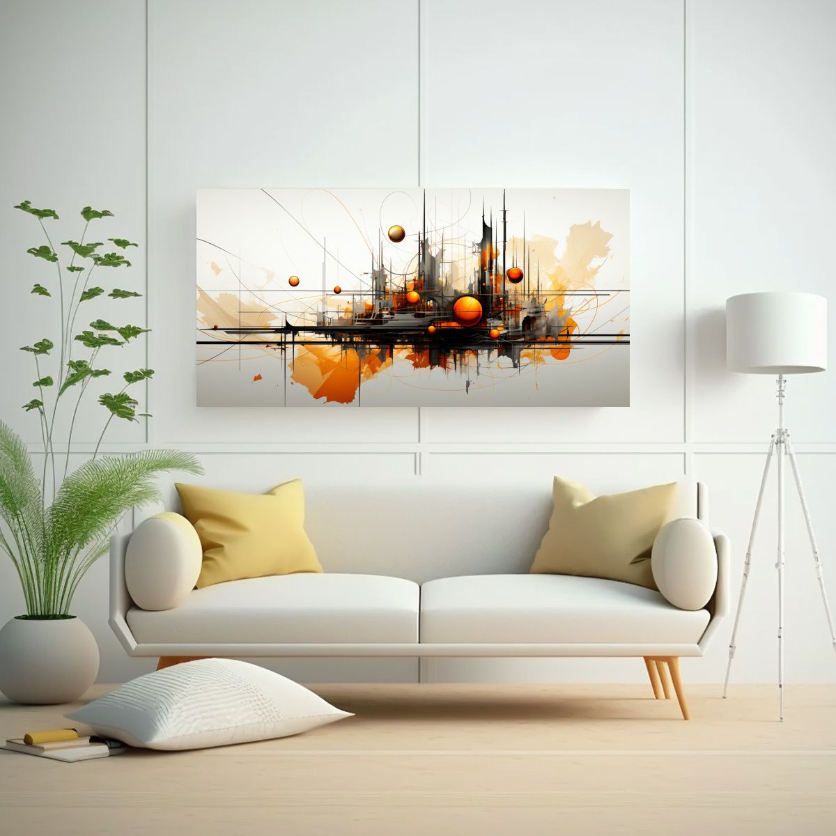 GENERICO - Lienzo Sublimado Para Comedor Estilo Berlín Por 100x50 Cm