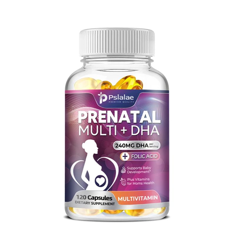 GENERICO - Suplemento Para Embarazadas Prenatal Multi + Dha 120 Gelcaps