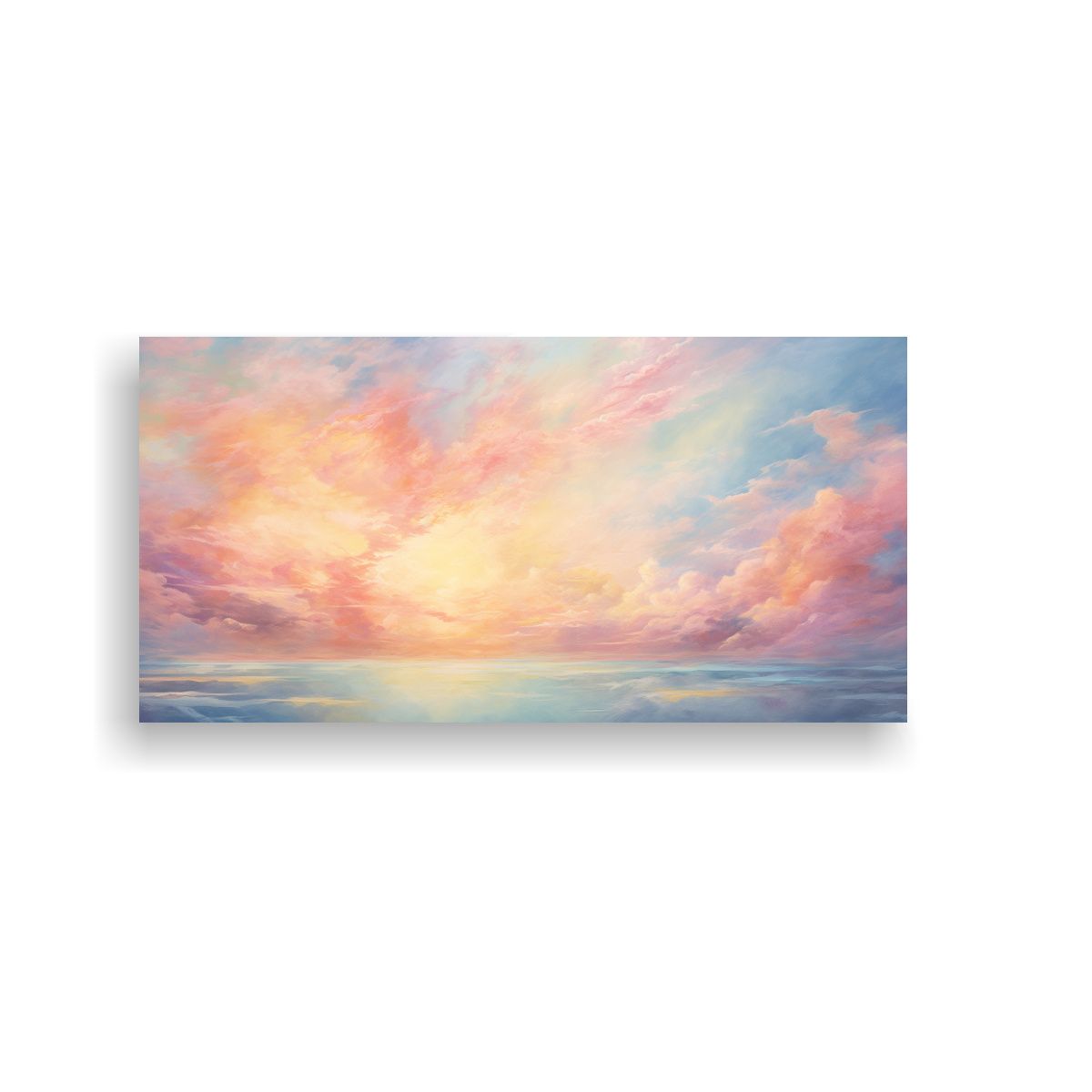 GENERICO - Cuadro Vintage Amaneceres Y Atardeceres Con 80x40 Cm