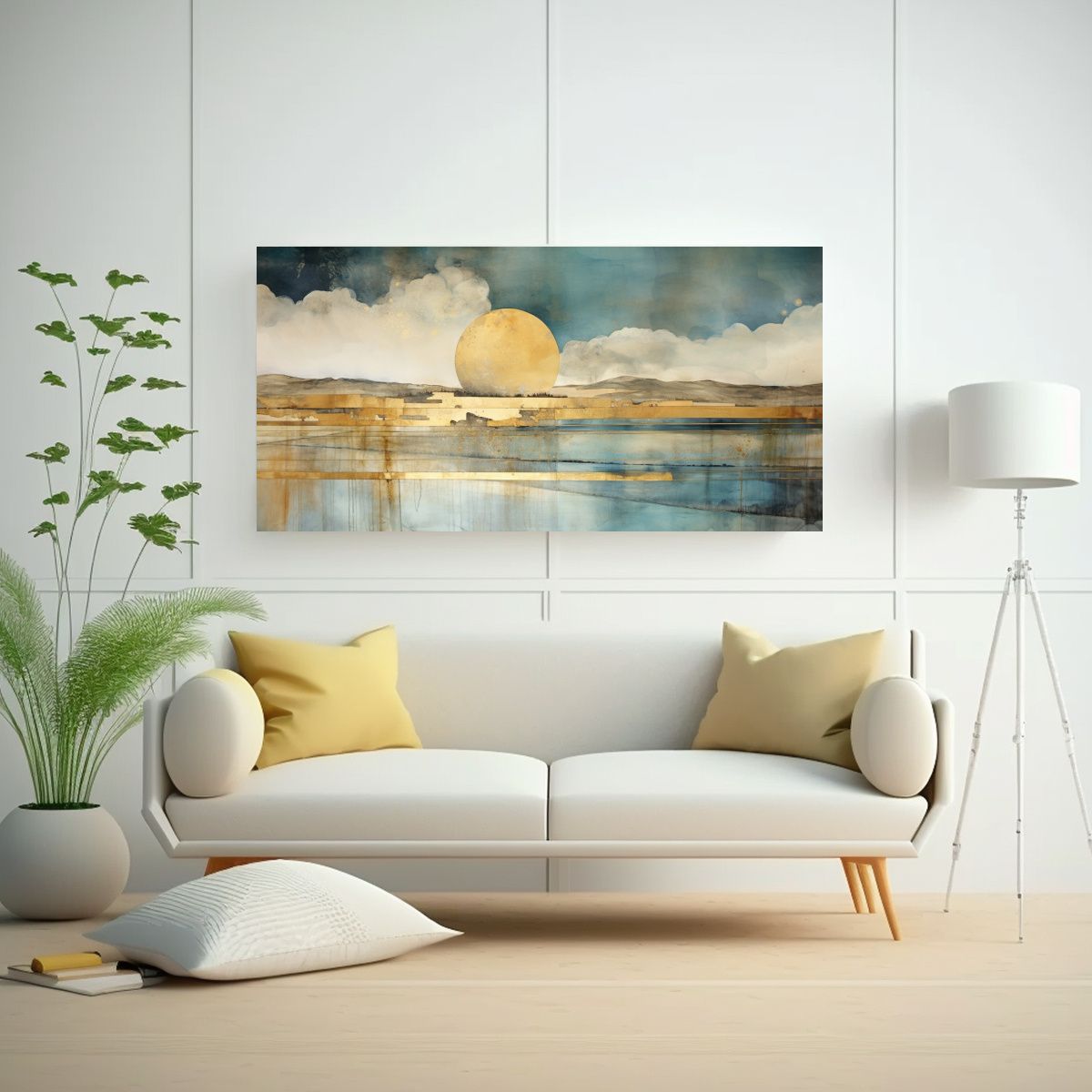 GENERICO - Pintura De Arte En Lienzo Tela Para Habitación 80x40 Cm