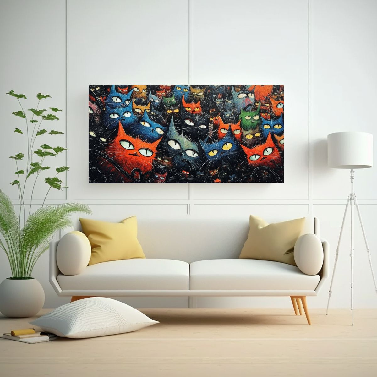 GENERICO - Cuadros De Decoración Vintage De Composición 100x50 Cm