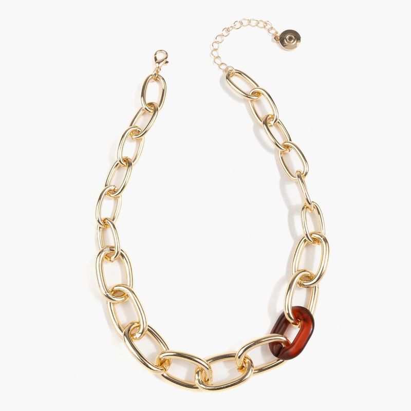LOUNGE - Collar Mujer Detalle Resina