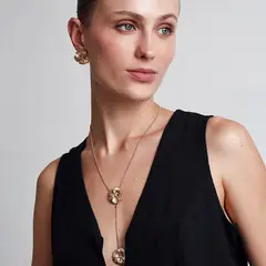 LOUNGE - Collar Mujer Largo Floral