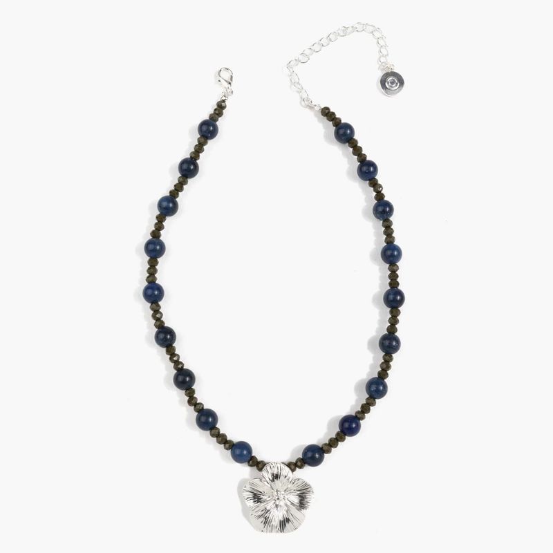 LOUNGE - Collar Mujer Mostacillas Y Flor