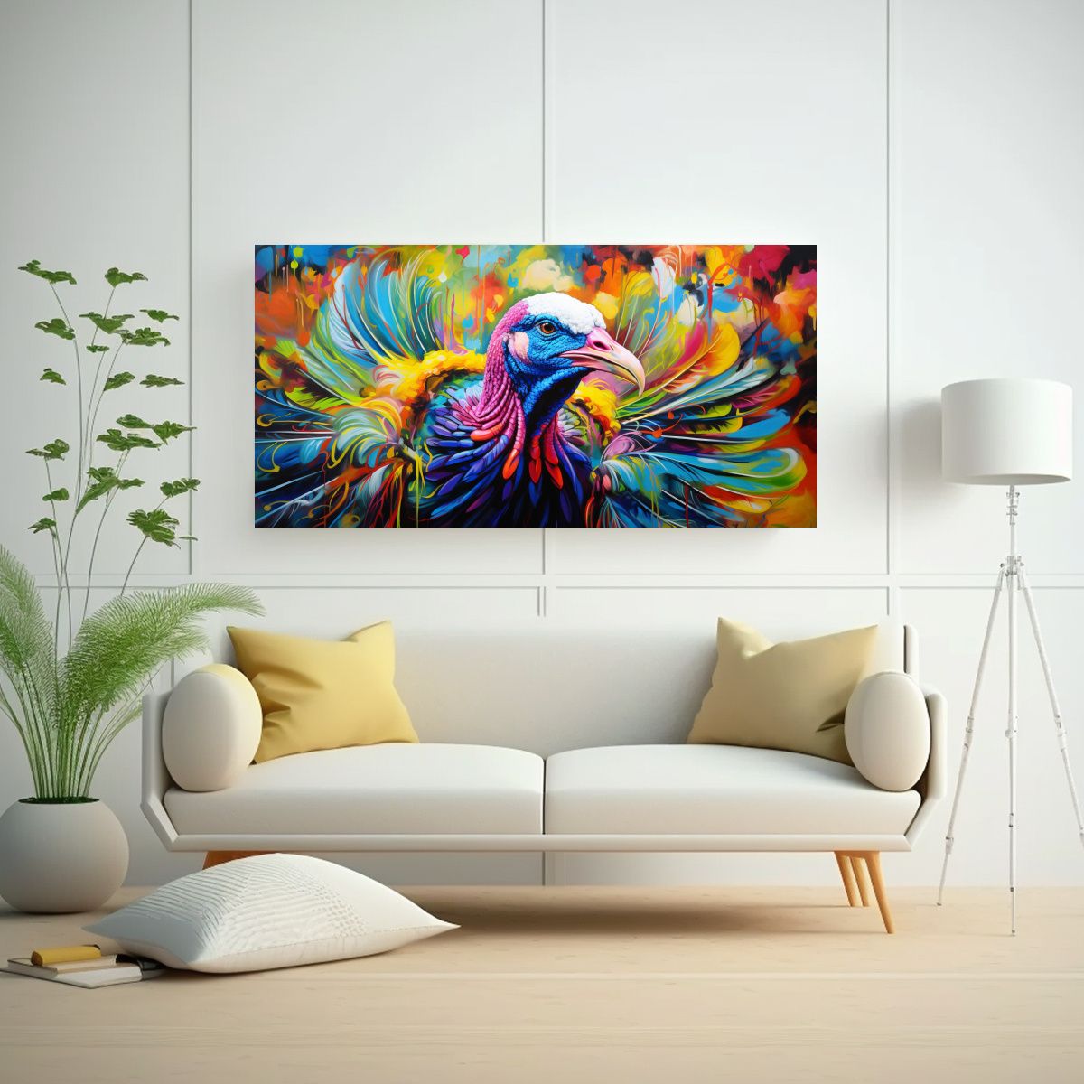 GENERICO - Cuadro De Venta Estilo Pintura Al Estilo Óleo 60x30 Cm