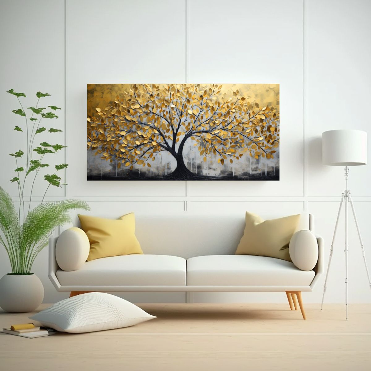 GENERICO - Cuadro Lienzo Tela Patrón Arte Urbano Intenso 80x40 Cm