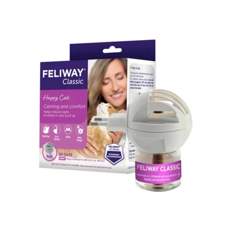 FELIWAY - Feliway Classic 48 ml – Difusor + Repuesto para Gatos