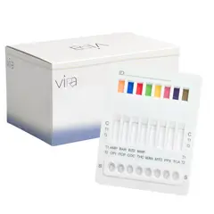 GENERICO - Kit 25 Pruebas Rápidas Multisustancias 12 en 1 para Detección en Orina