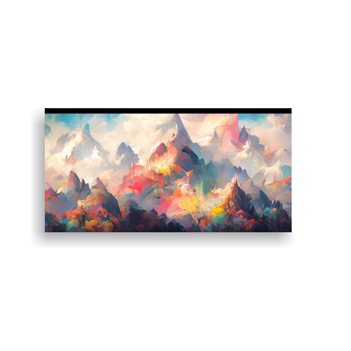 GENERICO - Pinturas Decorativas De Famosas Montañas Y 100x50 Cm.