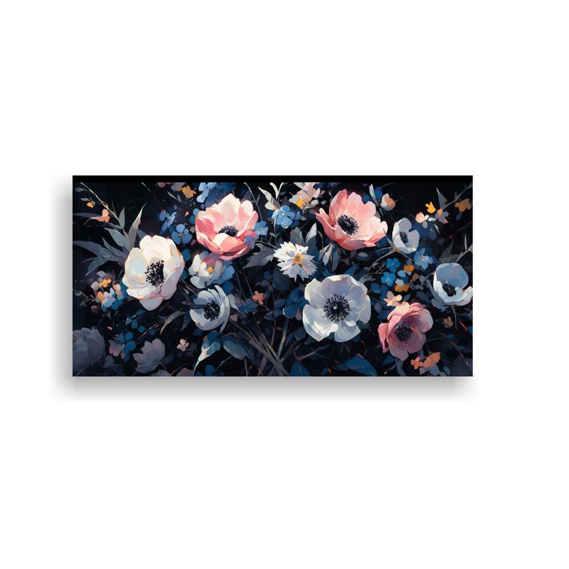 GENERICO - Cuadro Acuarela Naturaleza Viva A Pintura De 80x40 Cm