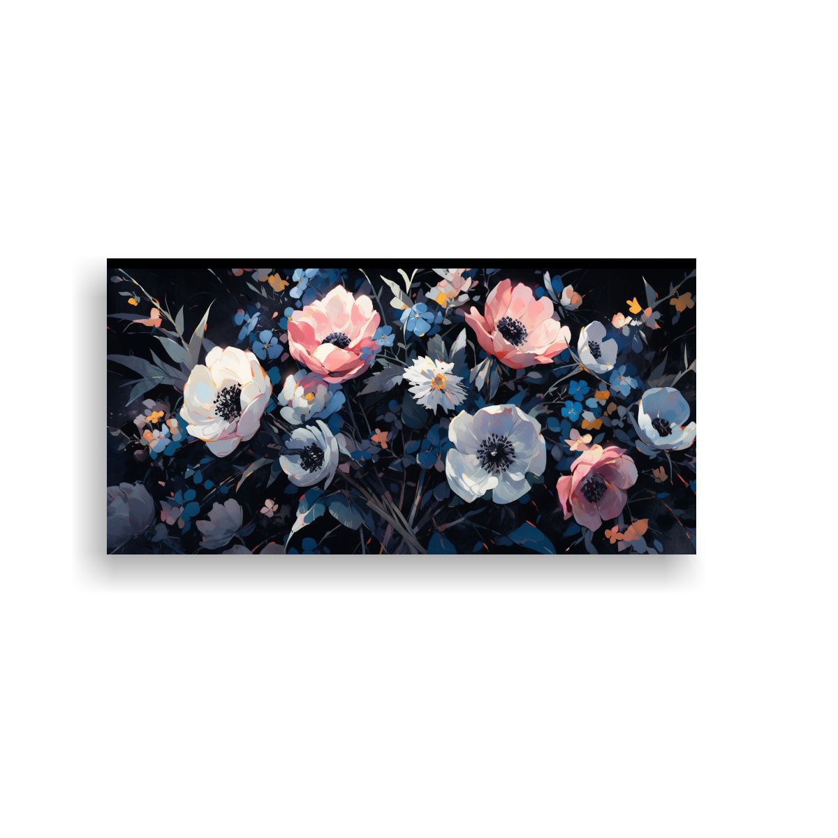 GENERICO - Cuadro Acuarela Naturaleza Viva A Pintura De 80x40 Cm