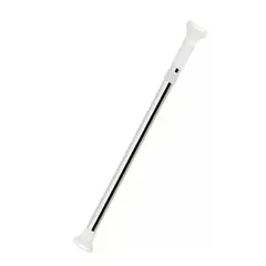 GENERICO - Barra Cortina Baño Ducha Extensible 140-260cm Acero Cromada
