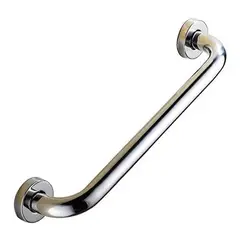 GENERICO - Barra Seguridad Recta Ducha Baño 40 Cm X 25 Cm Inoxidable Color Plateado