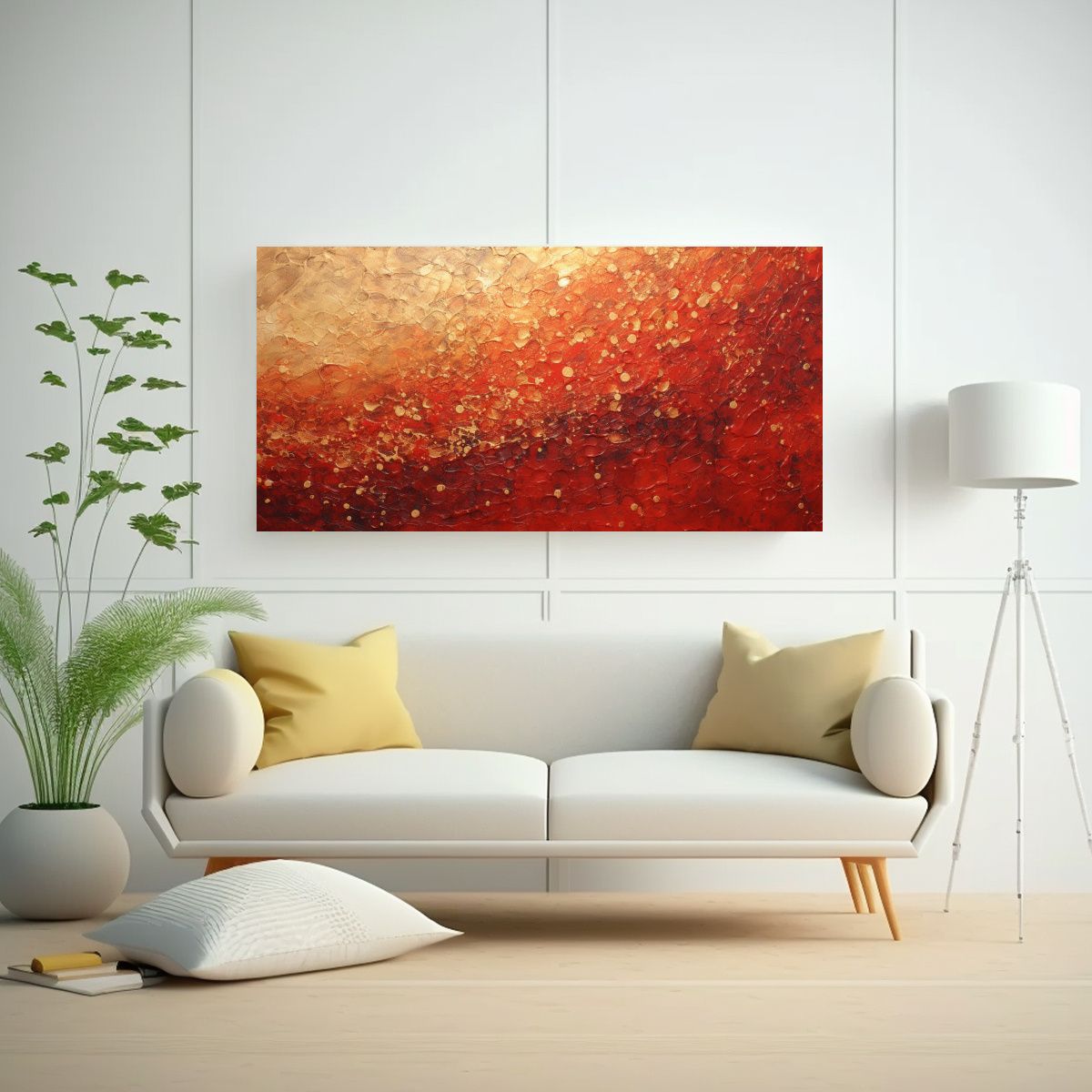 GENERICO - Cuadro Espectacular De Modernidad En Estilo 60x30 Cm