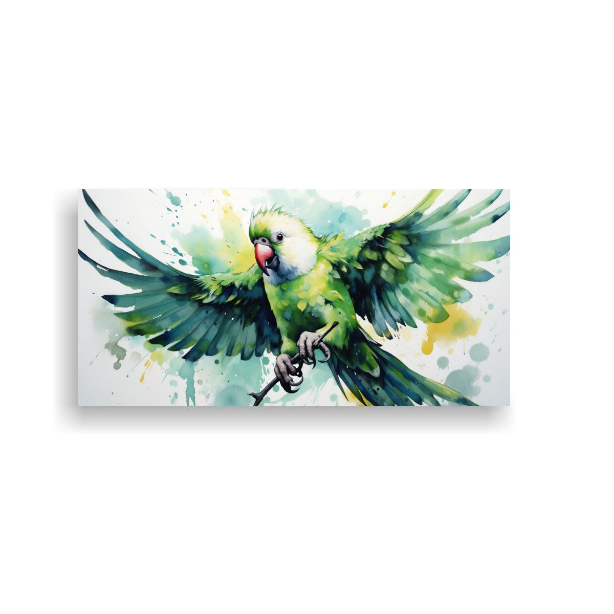 GENERICO - Cuadro En Bastidor Minimalista De Cacatúa En 60x30 Cm
