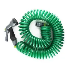 GENERICO - Manguera Extensible Con Pistola 15 Mts Rayun Color Verde