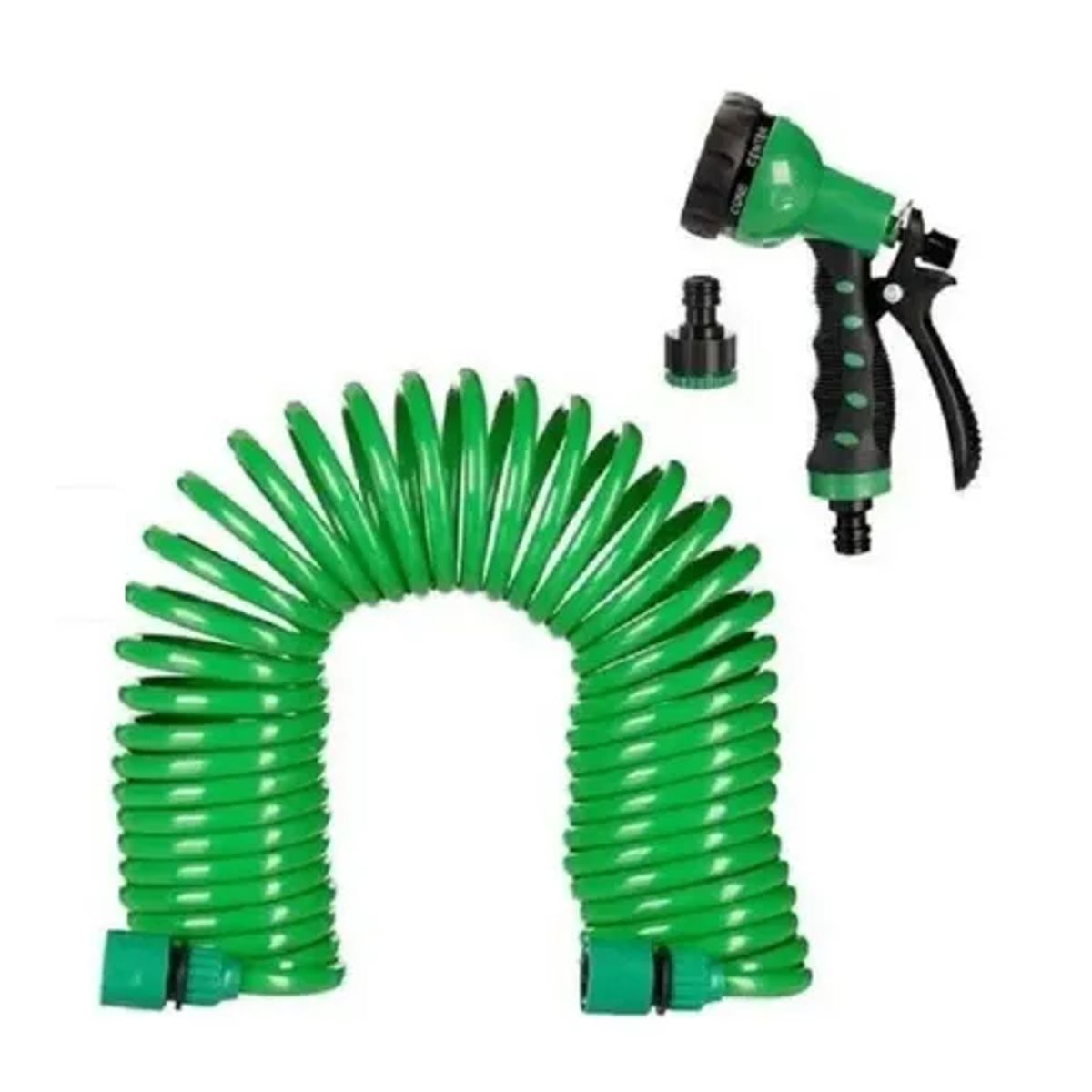 GENERICO - Manguera Espiral Expandible Hogar Casa Jardin 15 Mts Color Verde