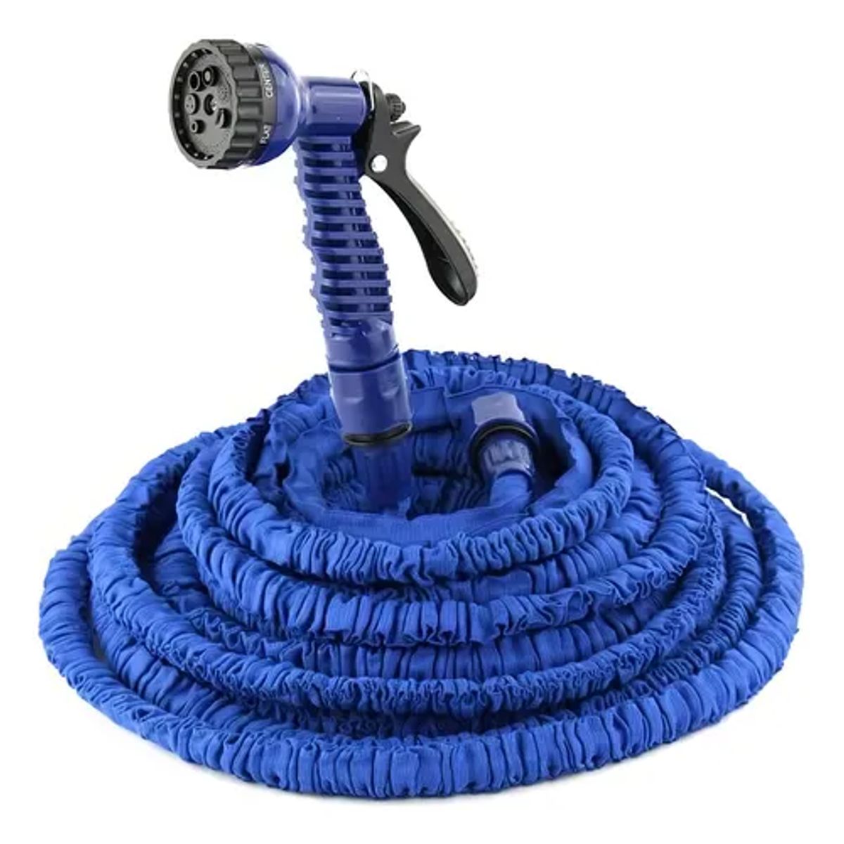 GENERICO - Manguera Retractil Expandible Jardin Agua Jardineria 15 Mts Color Azul