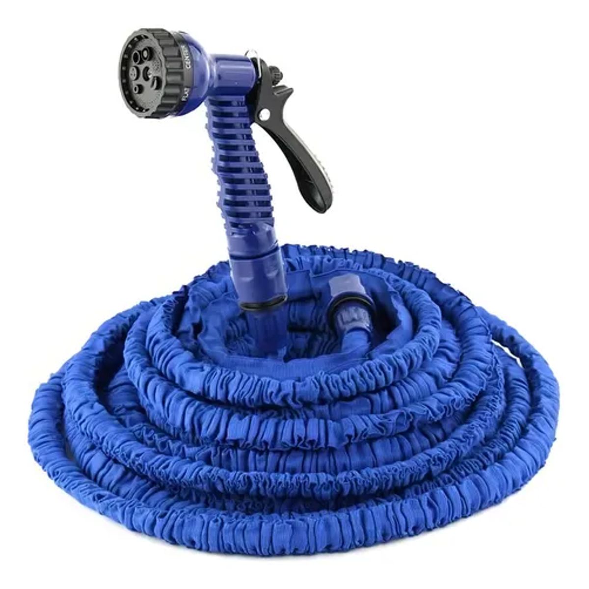 GENERICO - Manguera Retractil Expandible Jardin Agua Jardineria 15 Mts Color Azul