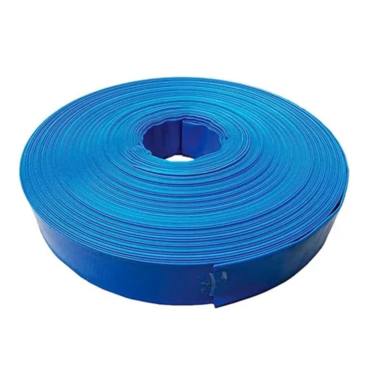 GENERICO - Manguera Plana 2 Pulgadas Rollo 50 Mts 5 Bar Azul